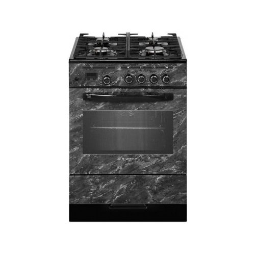 Плита Газовая Gefest ПГ 6500-03 0053 черный мрамор без крышки реш чугун 4556500₽