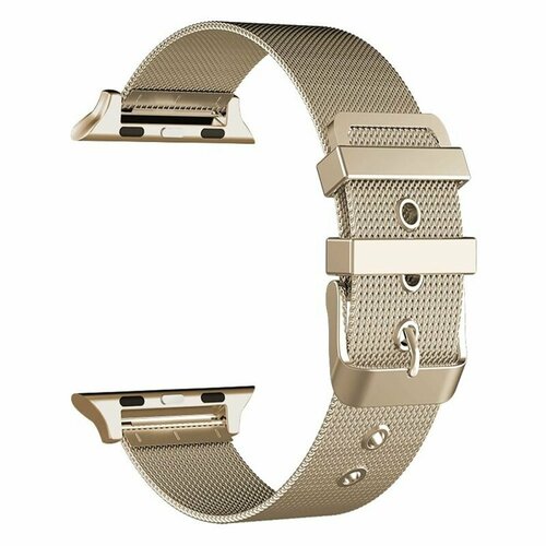 Ремешок из нержавеющей стали для Apple Watch 38,40,41 мм - шампань ремешок elago metal strap для apple watch 38mm 40mm 41mm silver