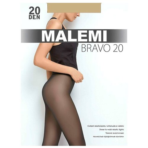 Колготки классические Malemi Bravo 20, размер IV, bronzo (интенсивный загар)