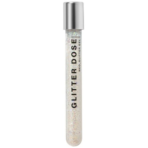 Глиттер Influence Beauty Glitter dose, гелевая основа, тон 01 белый, 6мл