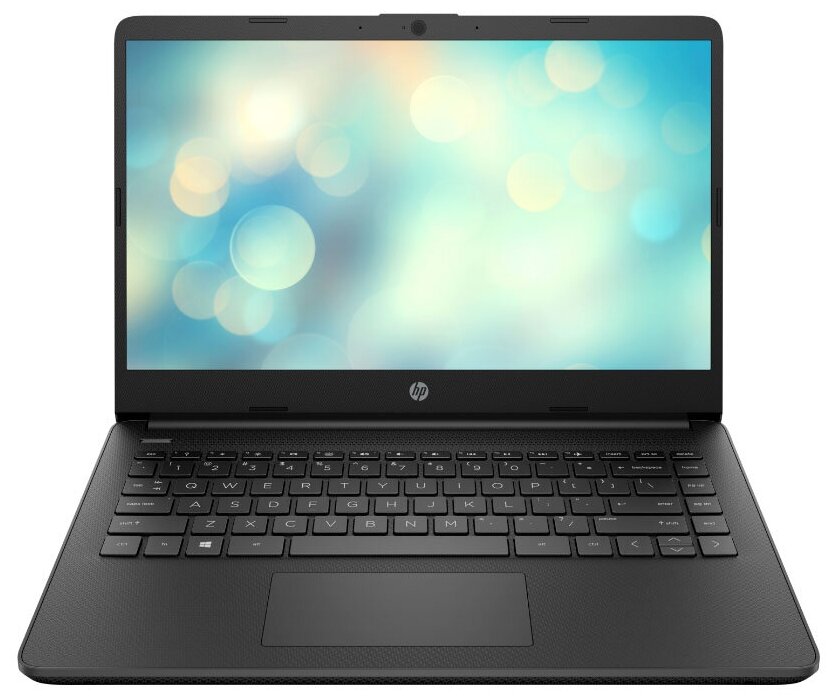 14" Ноутбук HP 14s-fq0019ur 1920x1080, AMD Athlon Silver 3050U 2.3 ГГц, RAM 4 ГБ, SSD 256 ГБ, AMD Radeon Graphics, DOS, 22P65EA, черный