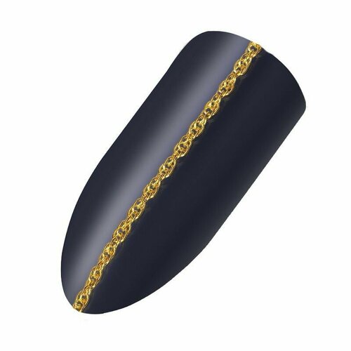 Nail Art Цепочка тройное плетение 95 см золотистый 452₽