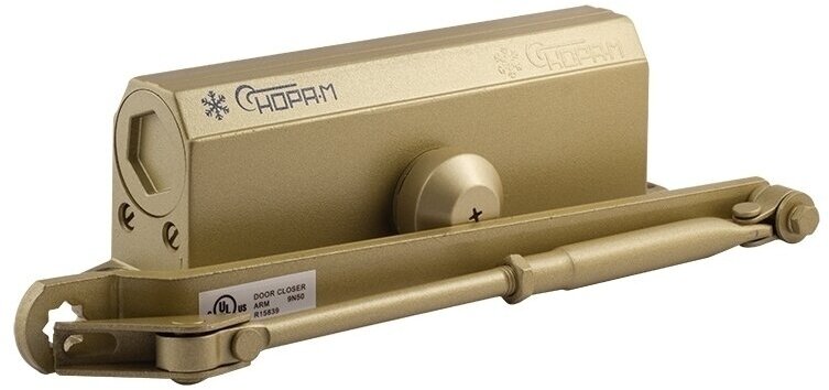 Доводчик дверной Нора-м 4S (80-120кг) Графит (5000) .
