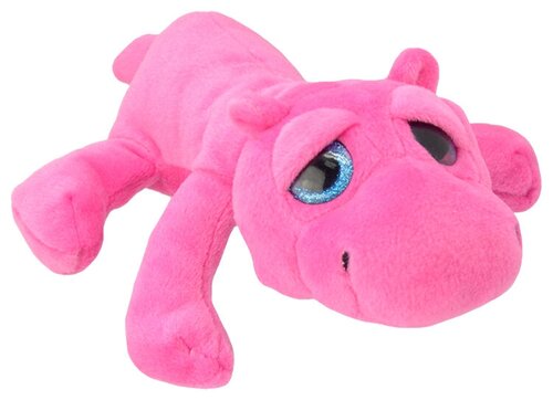 Мягкая игрушка Wild Planet Бегемот, 25 см, розовый