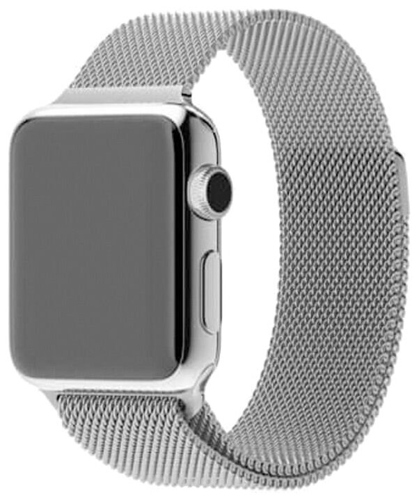 Ремешок Milanese Loop Stainless Steel для Apple Watch 42/44/45 mm Серебристый