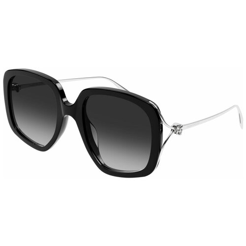 фото Солнцезащитные очки alexander mcqueen, градиентные, для женщин, черный