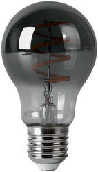 Умная LED лампа филамент GEOZON GSH-SLF03 тонированная, E27, А60, 5.5W, 2200K-5500K, Wi-Fi, AC 220-250В, 50-60Гц, 450lm, черная