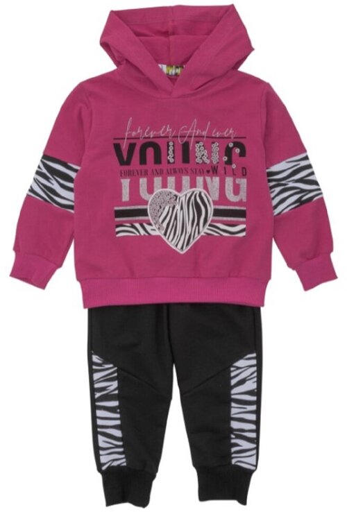 Комплект одежды Babylon fashion, размер 110, розовый