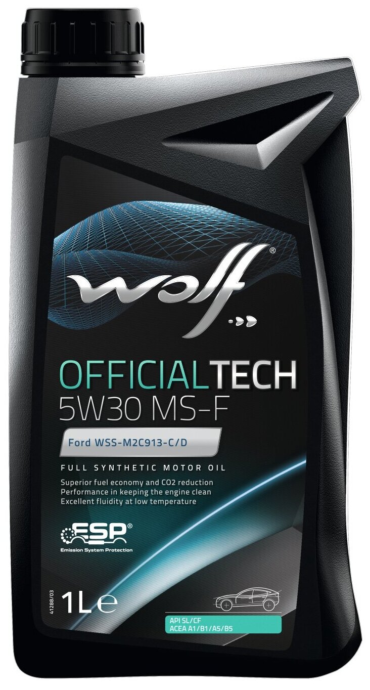  , WOLF OFFICIALTECH 5W30 MS-F, 1 