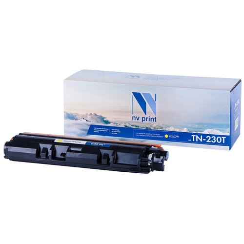 Картридж NV Print TN-230T Yellow для Brother, 1400 стр, желтый картридж nv print tn 230t yellow для brother 1400 стр желтый