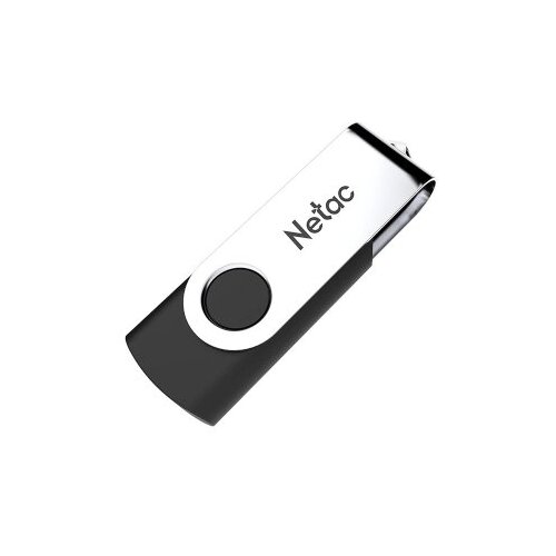 Флешка Netac U505 USB 3.0 32 ГБ, 1 шт., черный/серебристый флешка netac nt03us1f 032g 30bk
