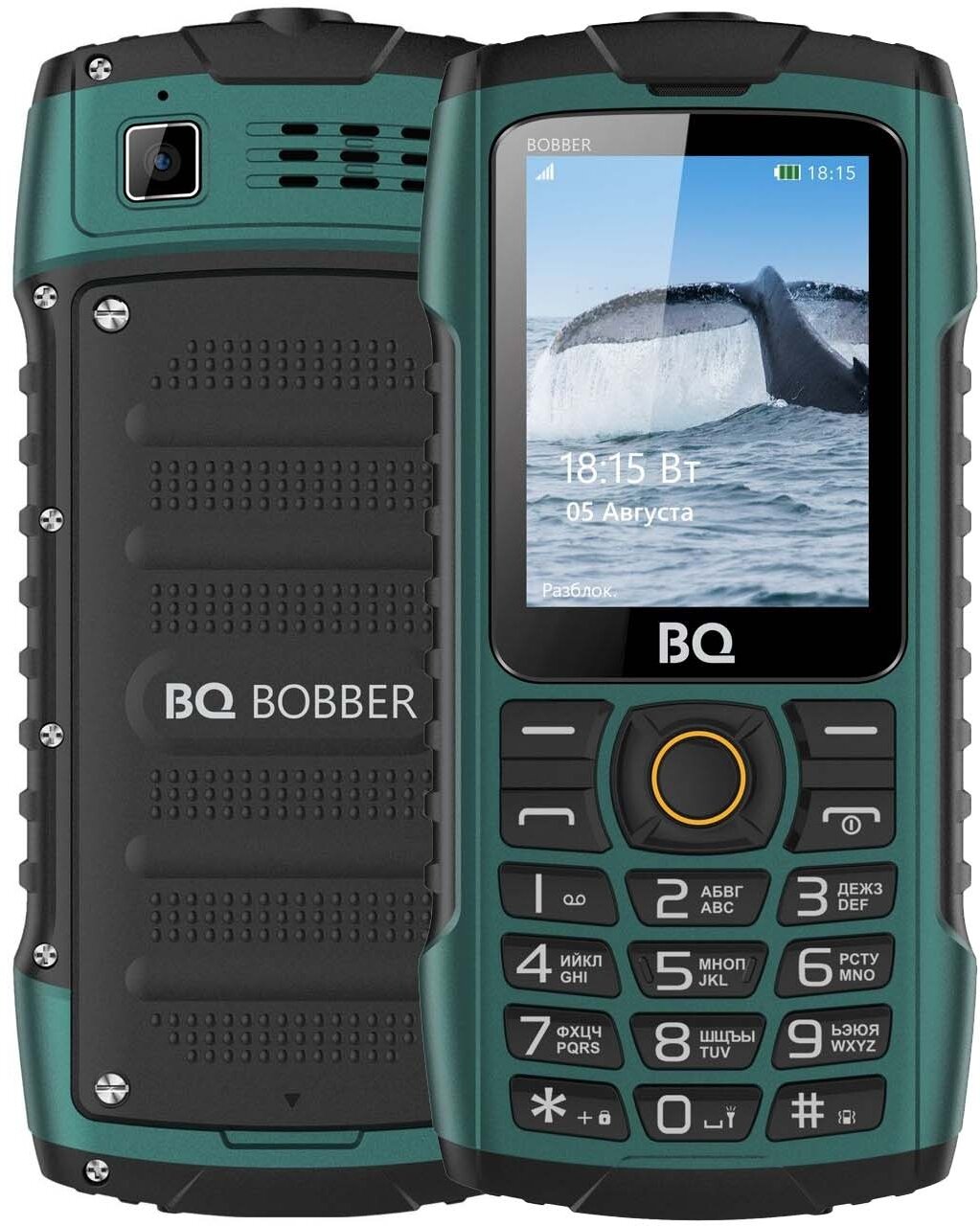 BQ 2439 Bobber, 2 SIM, зеленый