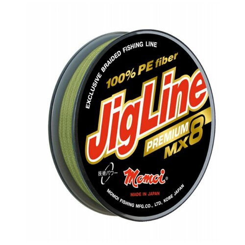 Плетеный шнур Jigline MX8 Premium 100 м, 0,50 мм
