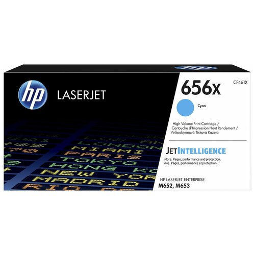 Картридж HP CF461X, 22000 стр, голубой картридж cf450a 655a для принтера hp color laserjet m652dn enterprise m652n enterprise m653dn enterprise m653x enterprise m681dh enterprise flow