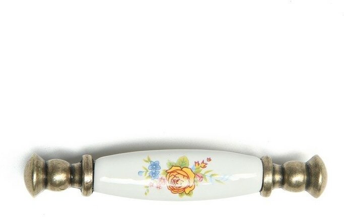 CAPPIO Ручка скоба ROSE CAPPIO Ceramics, 96 мм, цвет бронза - фотография № 3