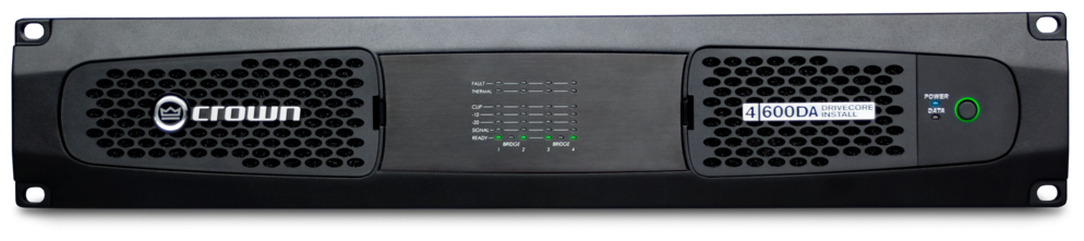Crown DCi 4|600DA усилитель 4-канальный с интерфейсами Dante™ / AES67, Мощность (на канал): 300Вт•2