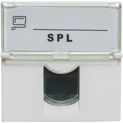 Розетка информационная UTP 1хRJ45 45х45 cat5е SPL 200007