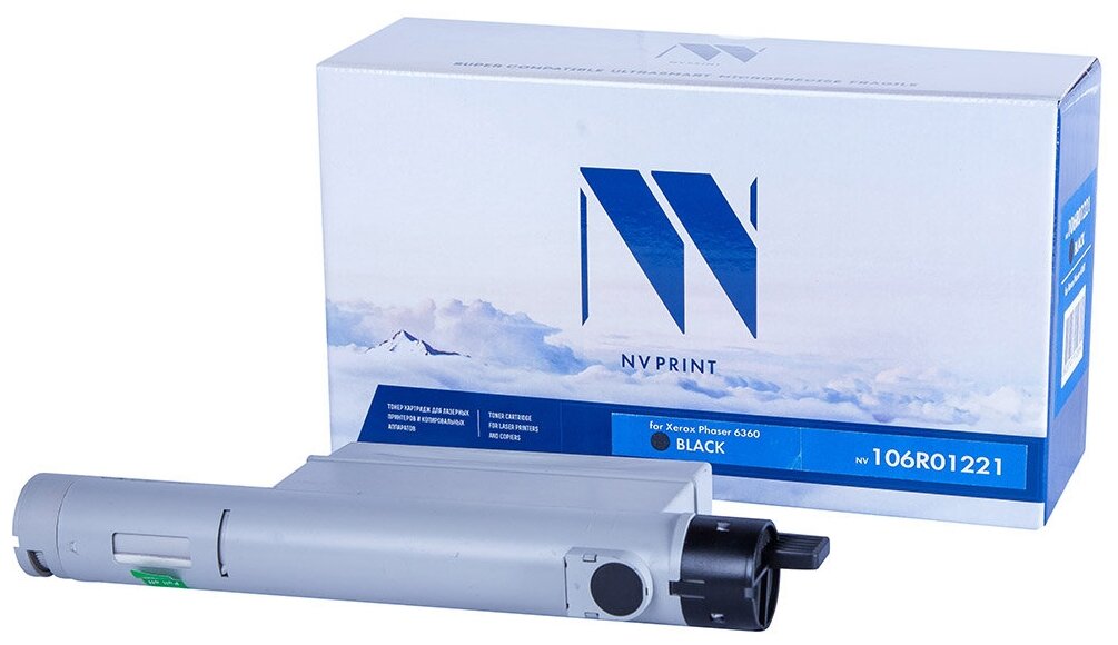 Картридж NV Print 106R01221 Black для Xerox, 18000 стр, черный