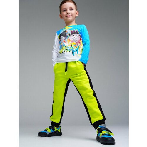 фото Брюки playtoday, размер 104, черный