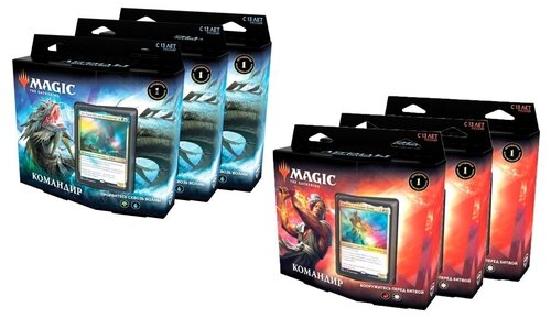 Дополнение для настольной ККИ MTG 6 колод Commander Deck издания Commander Legends на русском языке