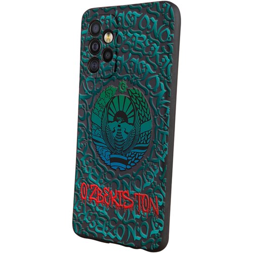 Силиконовый чехол Mcover для Samsung Galaxy A52 с рисунком Ozbekiston graffity силиконовый чехол mcover для samsung galaxy a31 с рисунком ozbekiston graffity