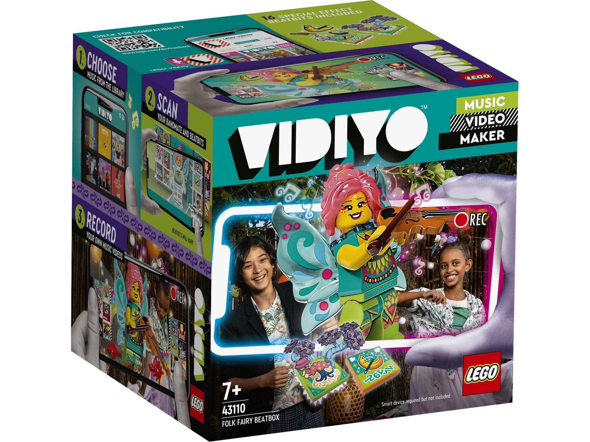 Конструктор LEGO Vidiyo 43110 Битбокс Феи Фолка, 89 дет.