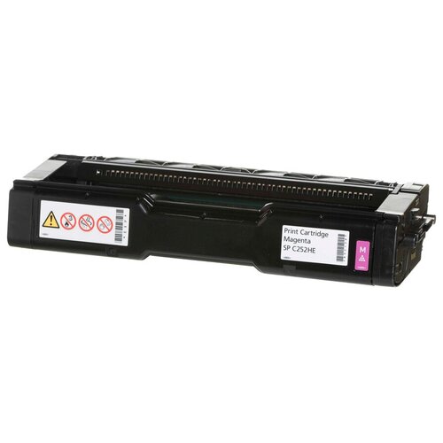 Картридж Ricoh SP C252HE Magenta, 6000 стр, пурпурный совместимый картридж tonerman spc252he yellow для ricoh aficio sp c252 sp c252dn sp c252sf sp c262 sp c262dnw sp c262sfnw