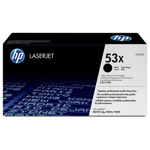 Картридж HP Q7553X, 7000 стр, черный картридж hp q7553x 7000 стр черный