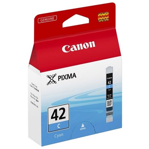 Картридж Canon CLI-42C (6385B001), 600 стр, голубой картридж canon cli 42 c 6385b001