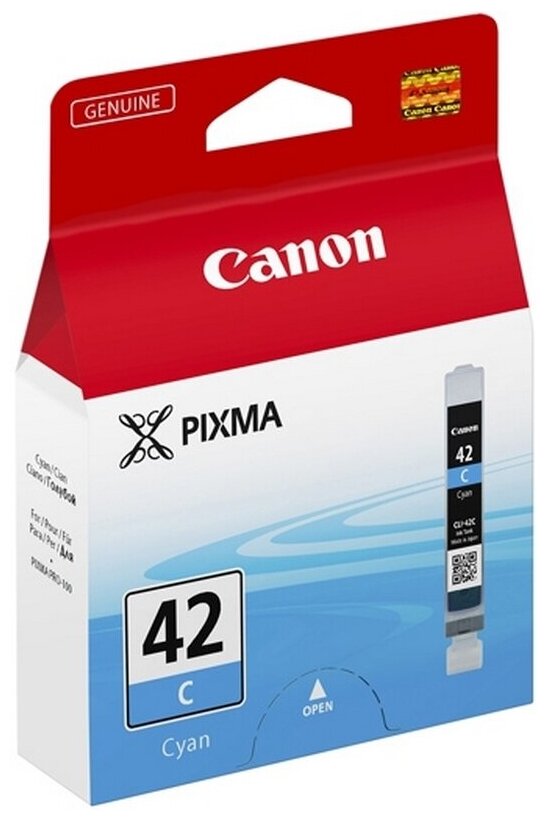 Картридж Canon CLI-42C (6385B001), 600 стр, голубой