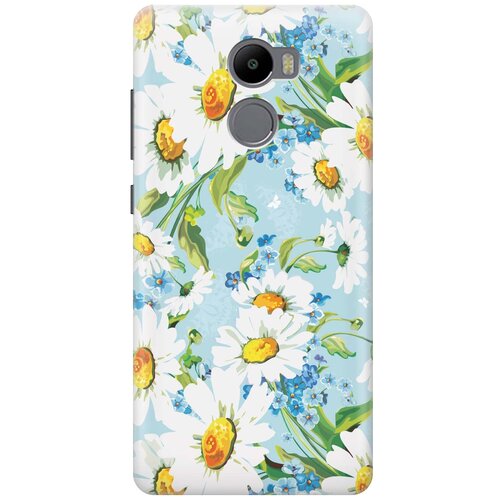 фото Cиликоновый чехол на xiaomi redmi 4 / сяоми редми 4 с принтом "поле ромашек" gosso