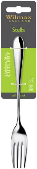 Набор Wilmax England STELLA из 2-х обеденных вилок 20 см серебряный (WL-999101/2B)