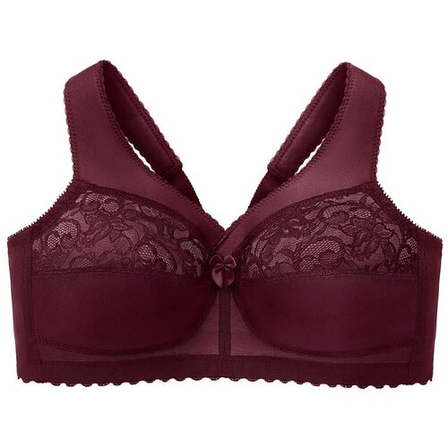 фото Бюстгальтер glamorise, размер 90e(40dd), burgundy
