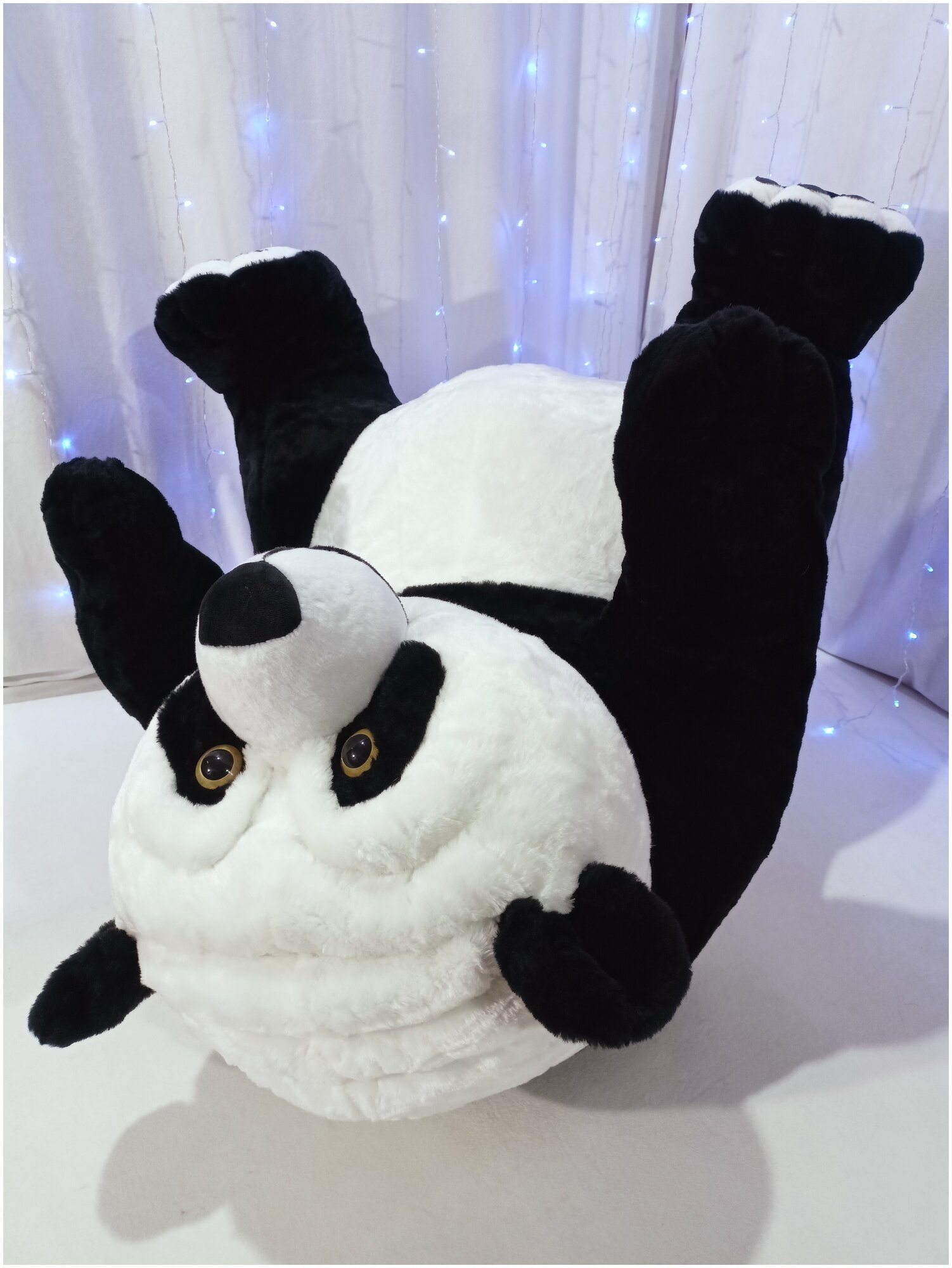 Большая мягкая игрушка панда ручной работы ( 100 см. ) - фотография № 7