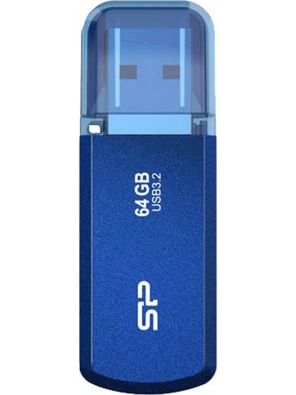 Флеш диск Silicon Power Helios 202 64Gb синий (SP064GBUF3202V1B)