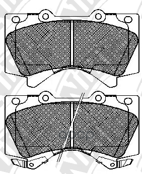 Колодки Тормозные Передние NiBK арт. PN1541