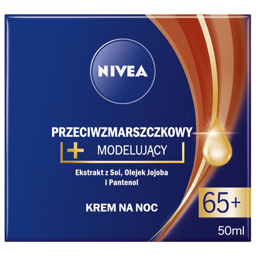 Ночной крем для лица Nivea Anti-Wrinkle Night Cream 65+, 50 мл nivea ночной крем энергия молодости 65 50 мл