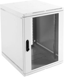 ЦМО Шкаф телекоммуникационный настенный, 15U, 600x650, дверь стекло (шрн-15.650) (1 коробка)