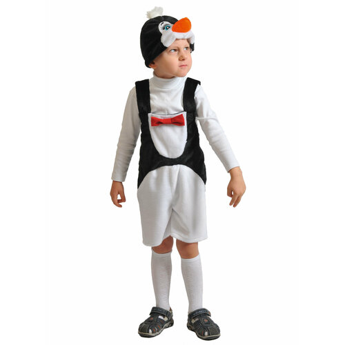 костюм детский пингвинчик ткань плюш 92 122 Костюм детский Пингвинчик плюш (122-134)