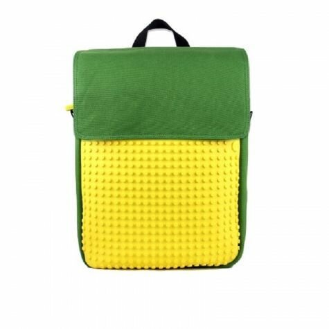 Пиксельный рюкзак Canvas Top Lid pixel Backpack, зеленый, желтый