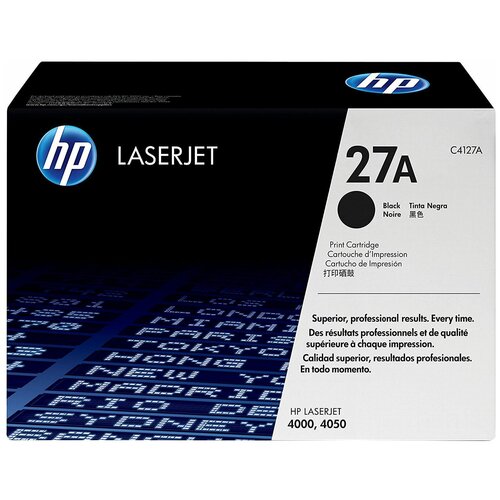 Картридж HP C4127A, 6000 стр, черный картридж c4127x для hp laserjet 4000 4050 4000tn 4000n 4000t 10000 стр galaprint