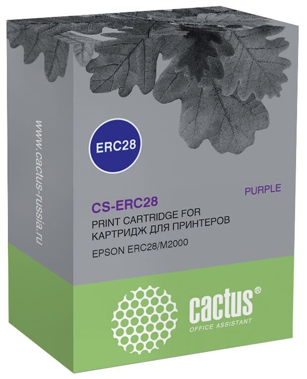 Картридж Cactus CS-ERC28 совместимый матричный картридж (Epson ERC-28 - C43S015435) фиолетовый