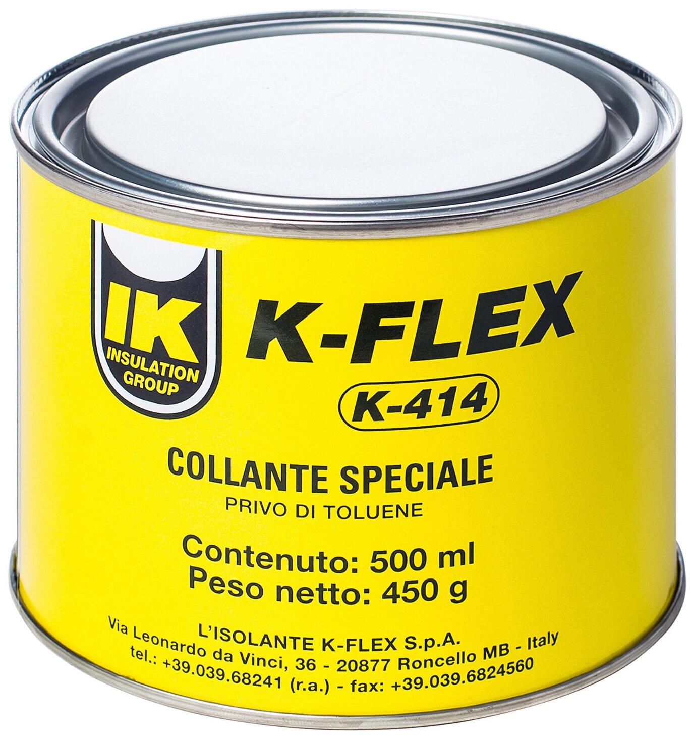 Клей K-FLEX 0.5 lt K 414 | код.850CL020002 | K-Flex (20шт. в упак.)