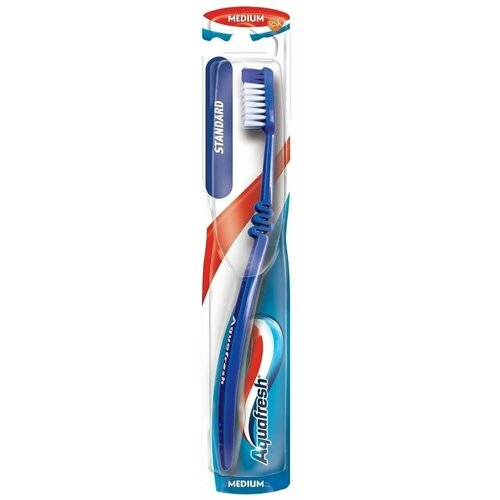 Aquafresh Зубная щетка Стандарт Средняя цвет в ассортименте 1 шт