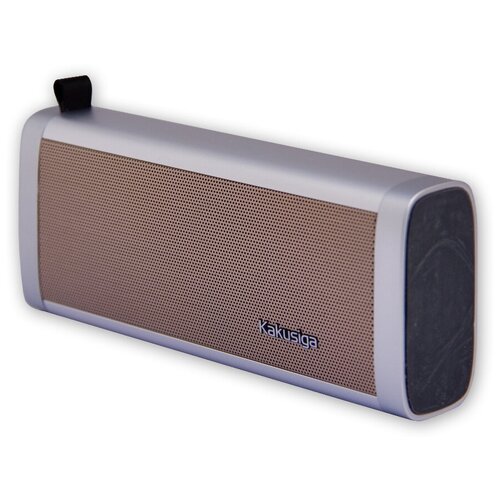 Колонка портативная стереозвук Kakusiga с Bluetooth 167х34х70 мм 10 Вт стерео серо-золотой SK1008GYGD 102000₽
