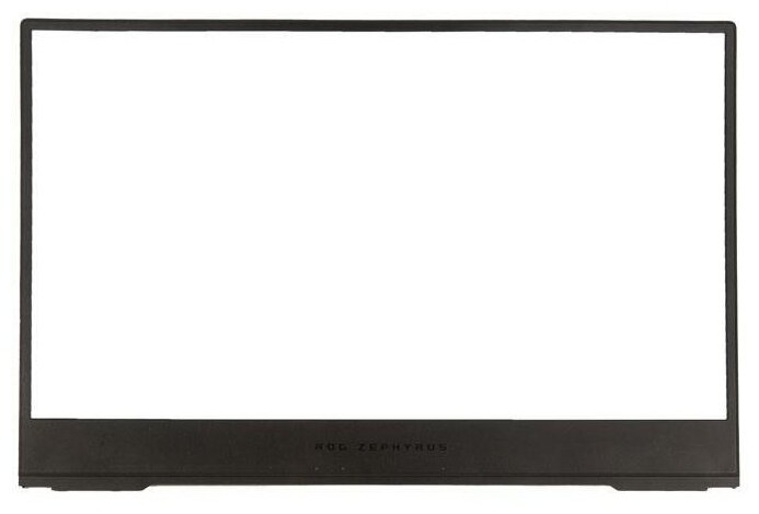 Рамка экрана (рамка крышки матрицы, LCD Bezel) для ноутбука Asus GU502 черная, пластиковая. С разбора.