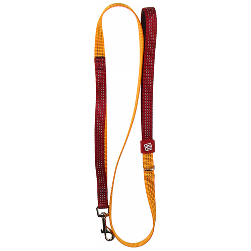Поводок для собак GiGwi Classic Line M желтый/красный длина 1.2 м, ширина 15 мм