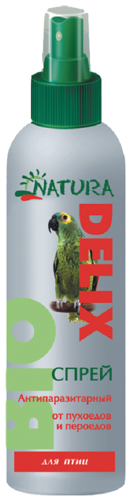 NATURA DELIX спрей от блох и клещей Natura Delix Bio для птиц 150 мл