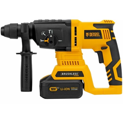 Перфоратор аккумуляторный BLRH-IB-26 Li-Ion 18 В Denzel 20410₽