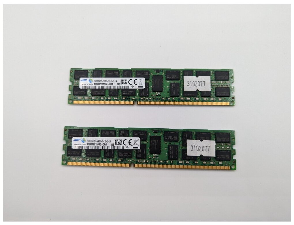 Оперативная память Samsung, M393B2G70DB0-CMA, DDR3, 16 Гб